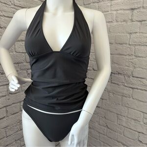 Calvin Klein woman’s swimsuit 2 piece dark grey